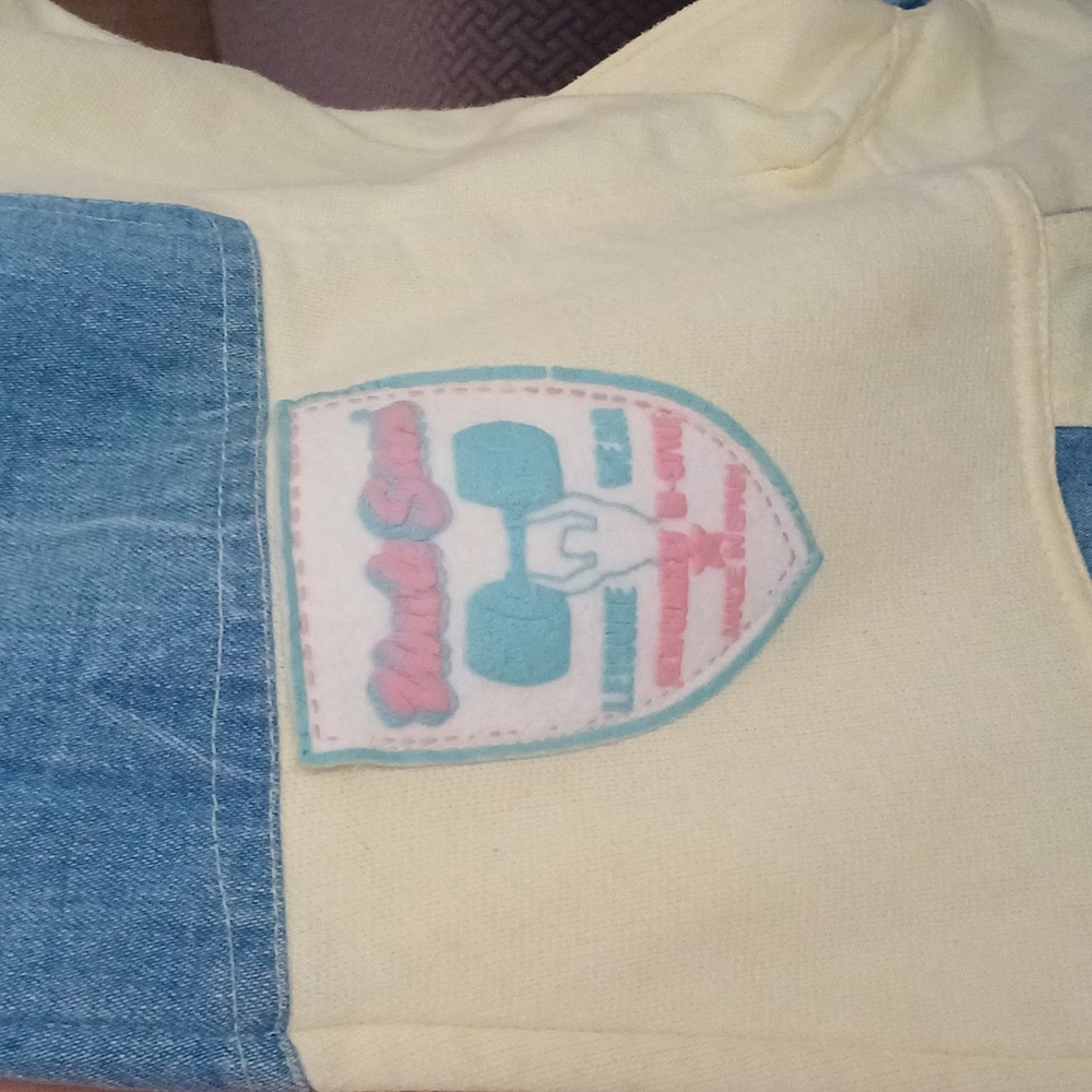 80s vintage Uncle Sam lifting bodybuilding gym streetwear vest L - Picture 3 of 14